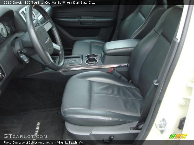 Cool Vanilla White / Dark Slate Gray 2010 Chrysler 300 Touring