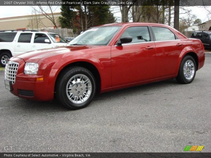 Inferno Red Crystal Pearlcoat / Dark Slate Gray/Light Slate Gray 2007 Chrysler 300