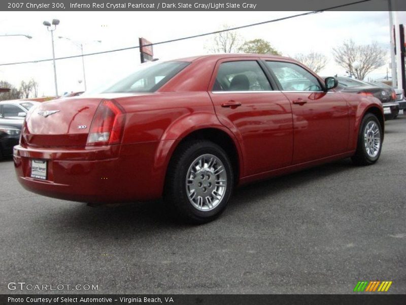 Inferno Red Crystal Pearlcoat / Dark Slate Gray/Light Slate Gray 2007 Chrysler 300