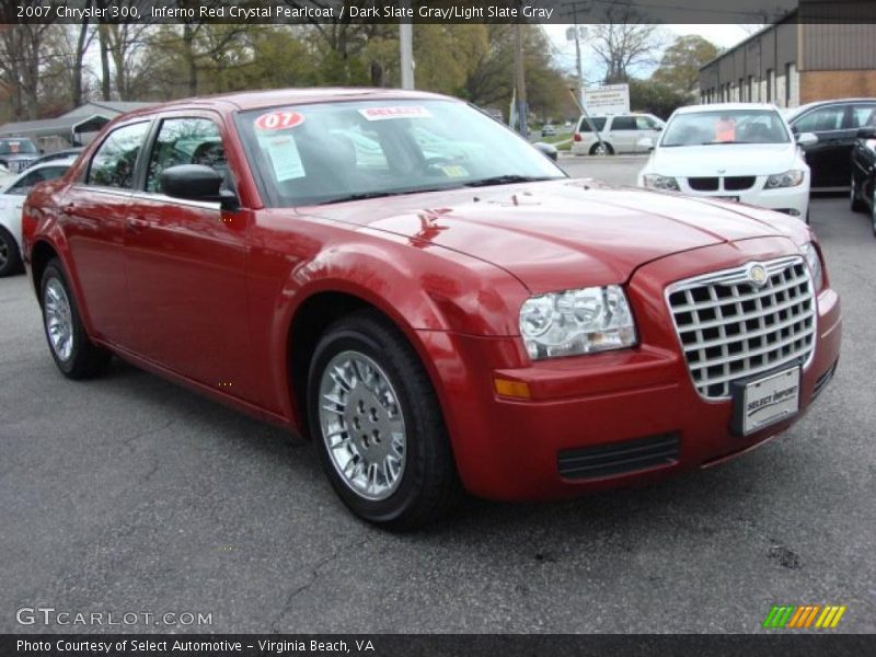 Inferno Red Crystal Pearlcoat / Dark Slate Gray/Light Slate Gray 2007 Chrysler 300