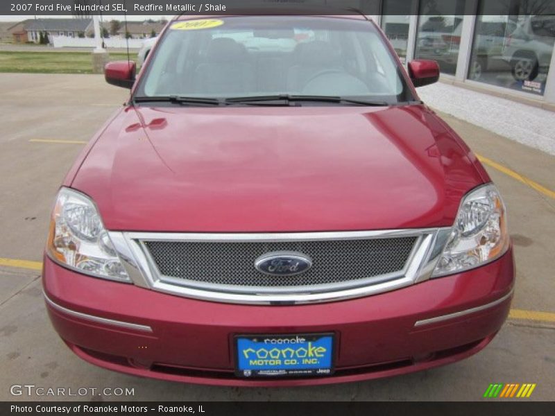 Redfire Metallic / Shale 2007 Ford Five Hundred SEL