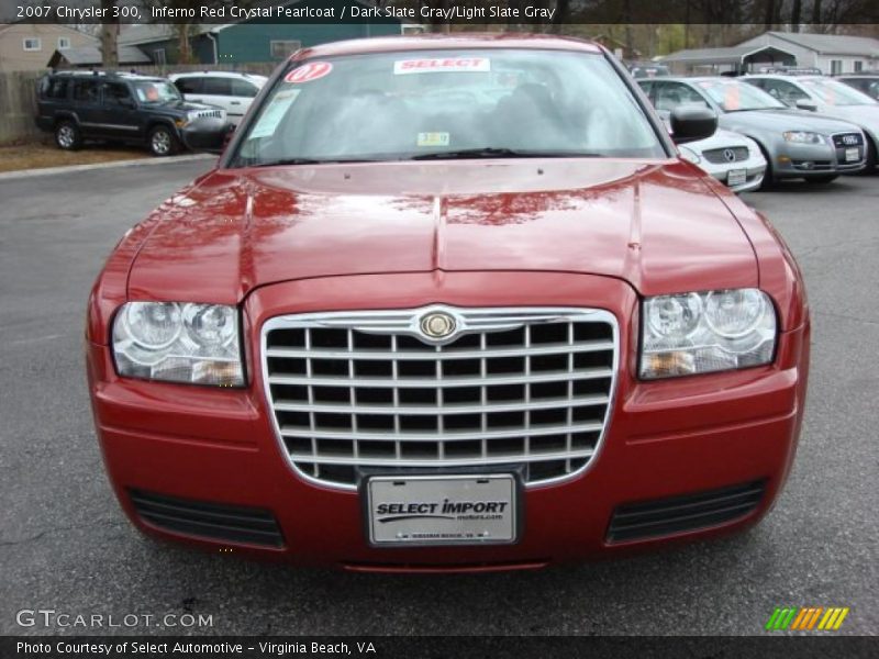 Inferno Red Crystal Pearlcoat / Dark Slate Gray/Light Slate Gray 2007 Chrysler 300