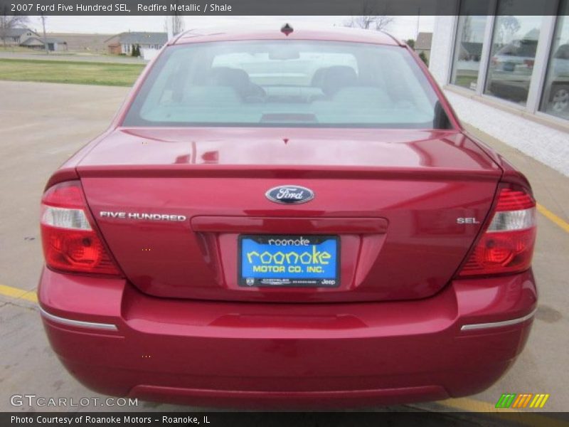 Redfire Metallic / Shale 2007 Ford Five Hundred SEL