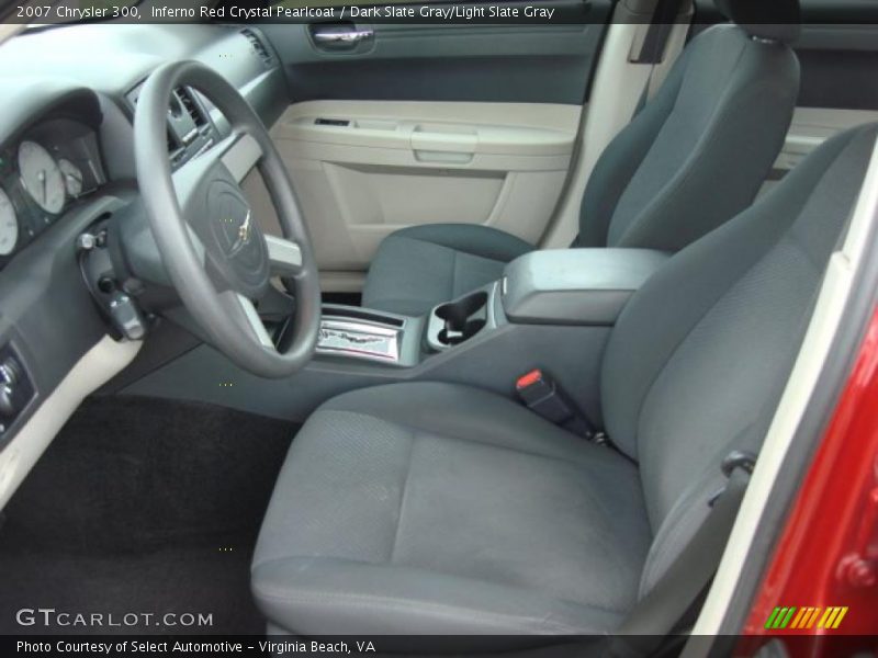 Inferno Red Crystal Pearlcoat / Dark Slate Gray/Light Slate Gray 2007 Chrysler 300