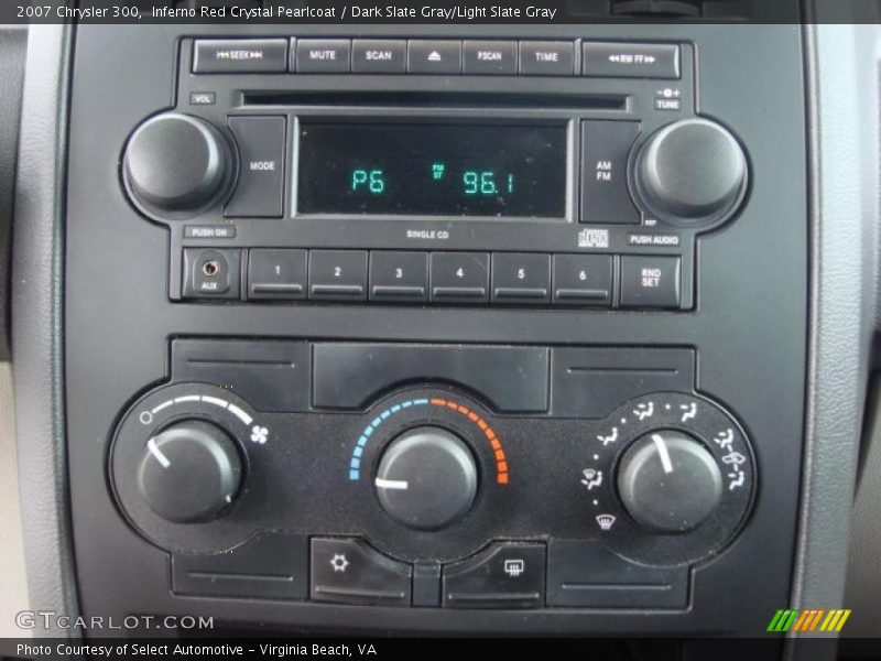 Inferno Red Crystal Pearlcoat / Dark Slate Gray/Light Slate Gray 2007 Chrysler 300