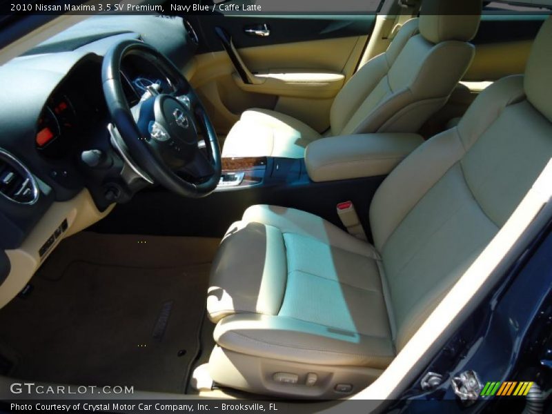 Navy Blue / Caffe Latte 2010 Nissan Maxima 3.5 SV Premium