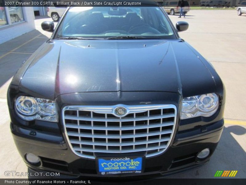 Brilliant Black / Dark Slate Gray/Light Graystone 2007 Chrysler 300 C SRT8