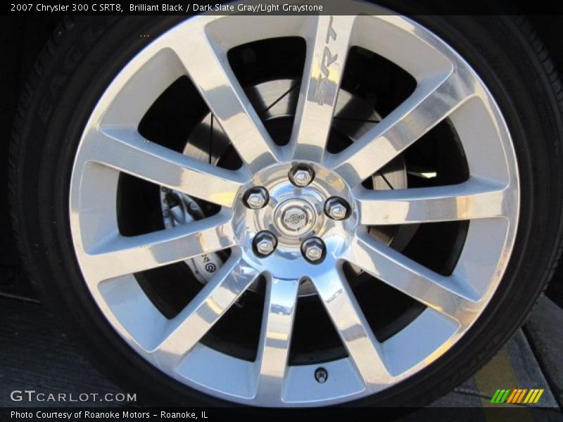 Brilliant Black / Dark Slate Gray/Light Graystone 2007 Chrysler 300 C SRT8