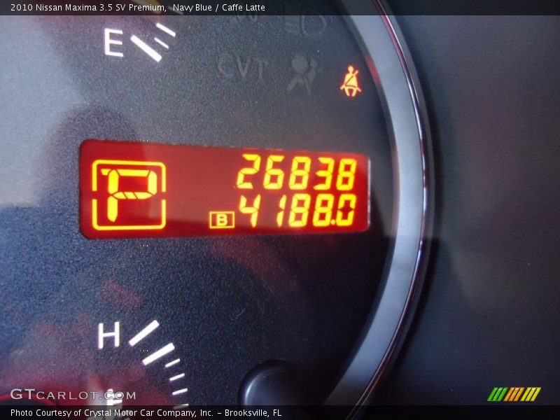 Navy Blue / Caffe Latte 2010 Nissan Maxima 3.5 SV Premium