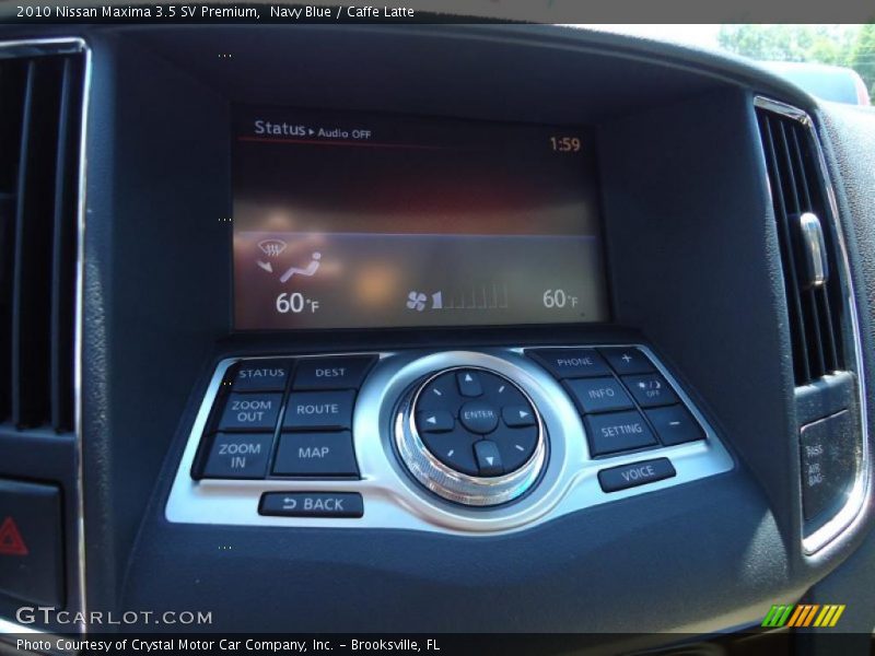 Navy Blue / Caffe Latte 2010 Nissan Maxima 3.5 SV Premium