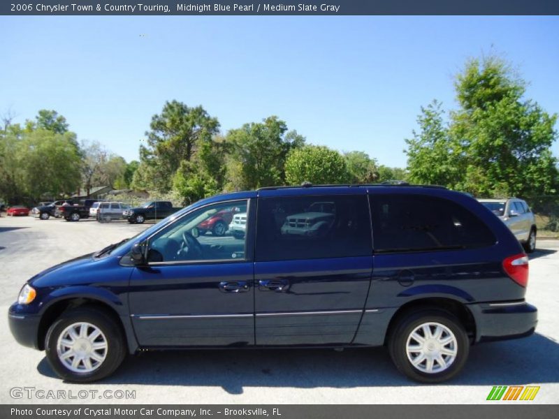 Midnight Blue Pearl / Medium Slate Gray 2006 Chrysler Town & Country Touring