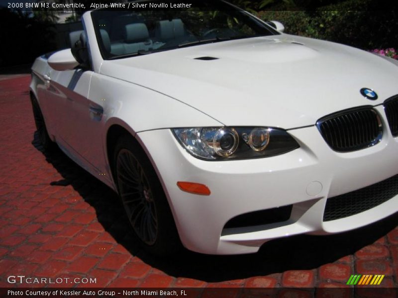 Alpine White / Silver Novillo Leather 2008 BMW M3 Convertible