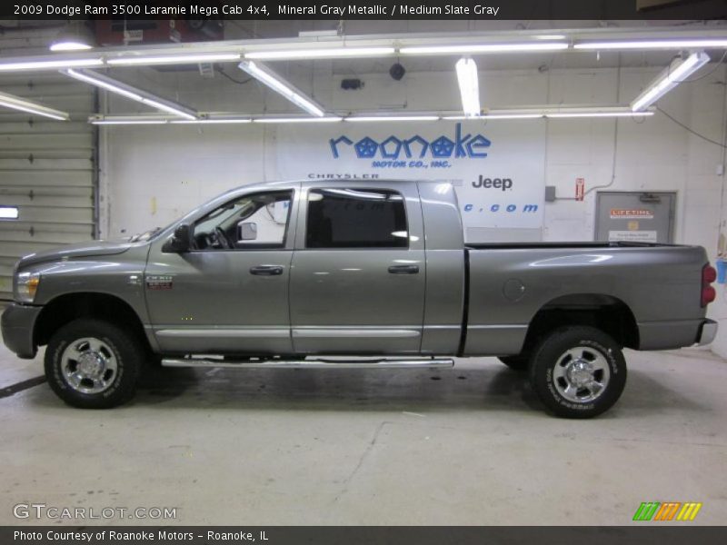 Mineral Gray Metallic / Medium Slate Gray 2009 Dodge Ram 3500 Laramie Mega Cab 4x4