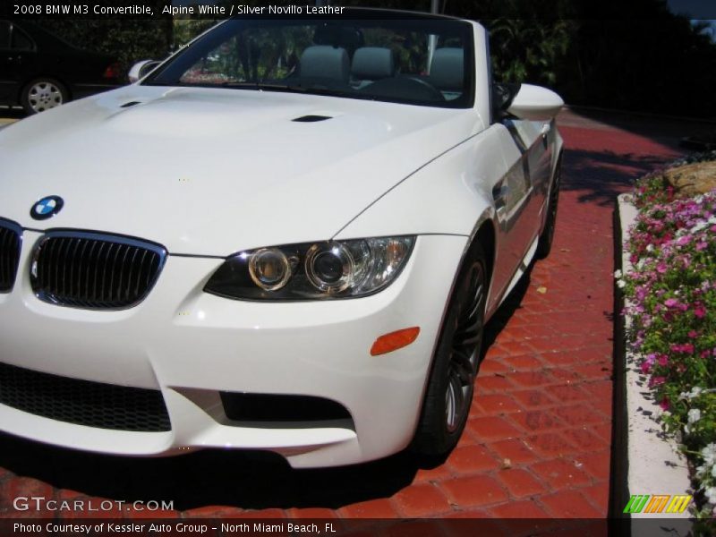 Alpine White / Silver Novillo Leather 2008 BMW M3 Convertible