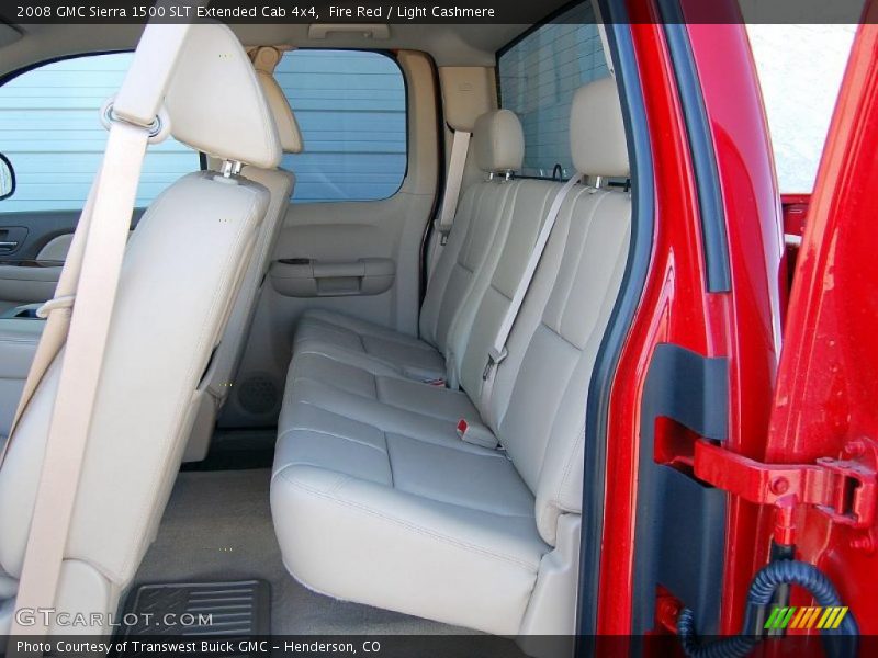  2008 Sierra 1500 SLT Extended Cab 4x4 Light Cashmere Interior