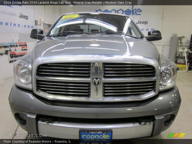 Mineral Gray Metallic / Medium Slate Gray 2009 Dodge Ram 3500 Laramie Mega Cab 4x4