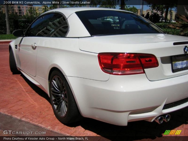 Alpine White / Silver Novillo Leather 2008 BMW M3 Convertible