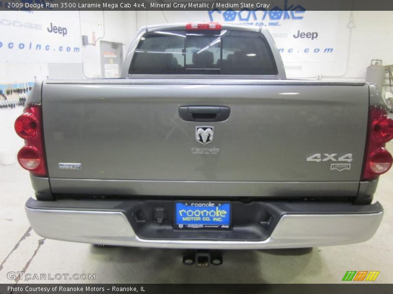 Mineral Gray Metallic / Medium Slate Gray 2009 Dodge Ram 3500 Laramie Mega Cab 4x4