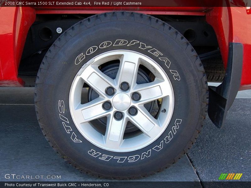 Fire Red / Light Cashmere 2008 GMC Sierra 1500 SLT Extended Cab 4x4