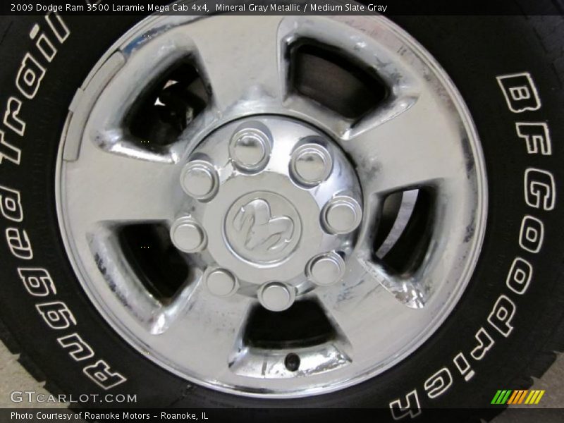 Mineral Gray Metallic / Medium Slate Gray 2009 Dodge Ram 3500 Laramie Mega Cab 4x4