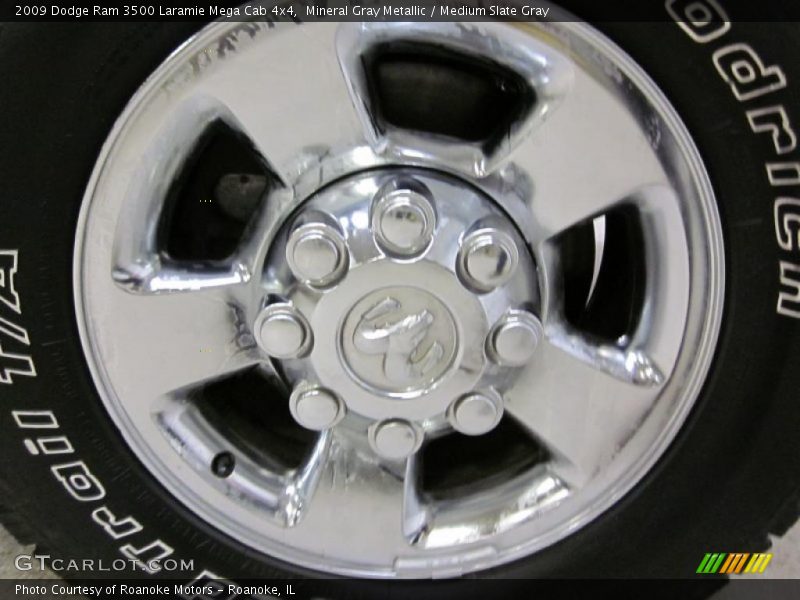 Mineral Gray Metallic / Medium Slate Gray 2009 Dodge Ram 3500 Laramie Mega Cab 4x4