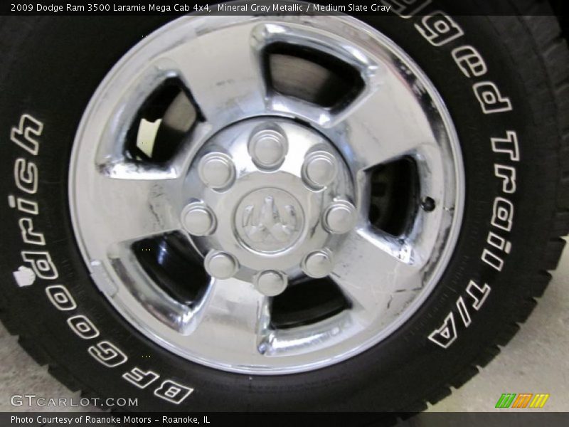 Mineral Gray Metallic / Medium Slate Gray 2009 Dodge Ram 3500 Laramie Mega Cab 4x4