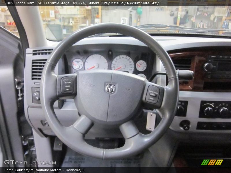  2009 Ram 3500 Laramie Mega Cab 4x4 Steering Wheel