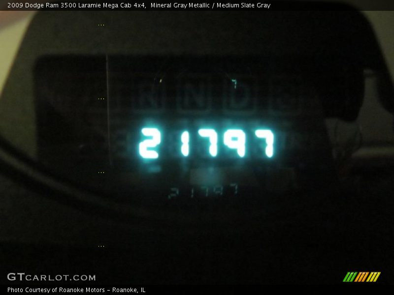 Mineral Gray Metallic / Medium Slate Gray 2009 Dodge Ram 3500 Laramie Mega Cab 4x4