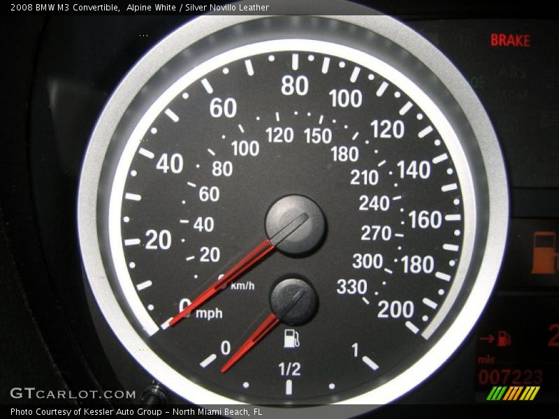  2008 M3 Convertible Convertible Gauges