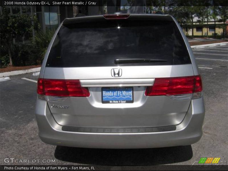 Silver Pearl Metallic / Gray 2008 Honda Odyssey EX-L