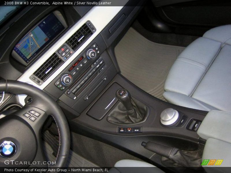 Alpine White / Silver Novillo Leather 2008 BMW M3 Convertible