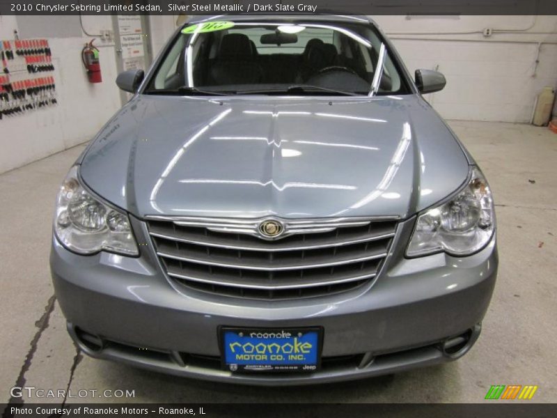 Silver Steel Metallic / Dark Slate Gray 2010 Chrysler Sebring Limited Sedan