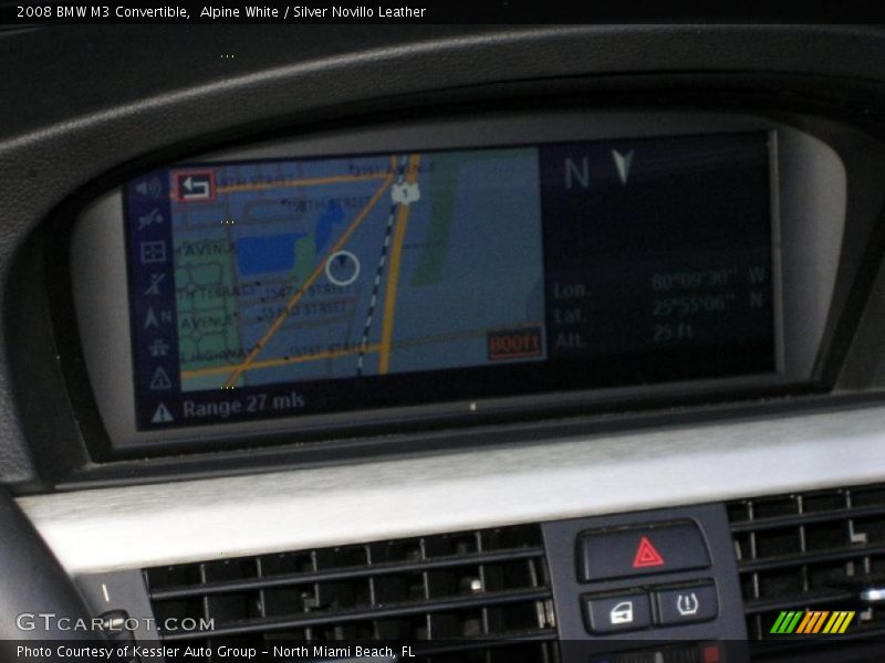 Navigation of 2008 M3 Convertible