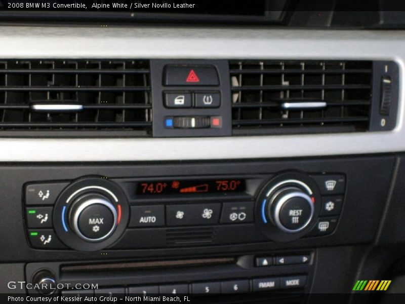 Alpine White / Silver Novillo Leather 2008 BMW M3 Convertible