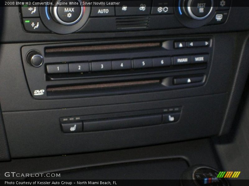 Alpine White / Silver Novillo Leather 2008 BMW M3 Convertible