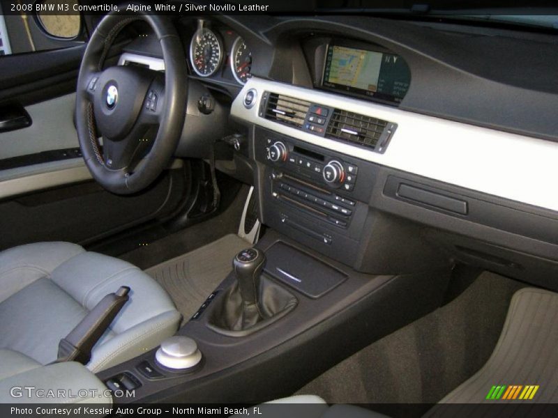Alpine White / Silver Novillo Leather 2008 BMW M3 Convertible