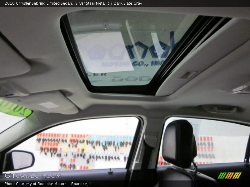 Silver Steel Metallic / Dark Slate Gray 2010 Chrysler Sebring Limited Sedan