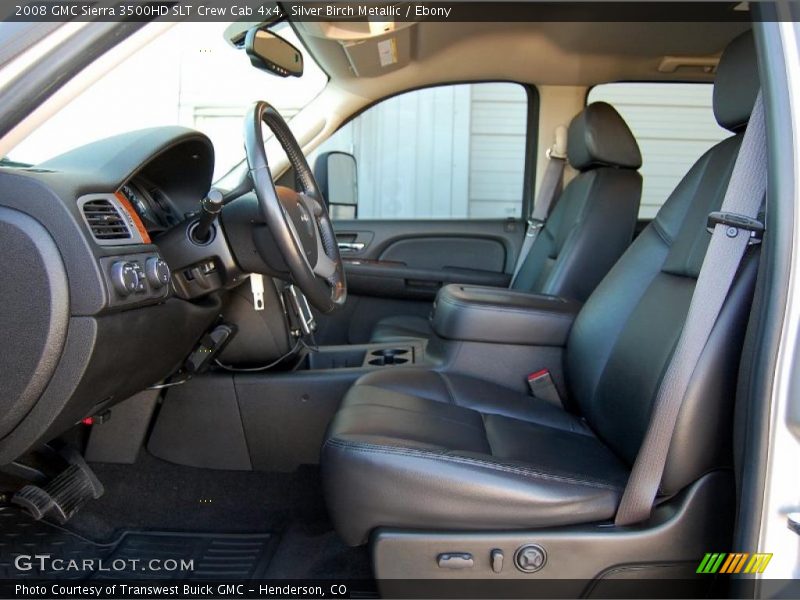  2008 Sierra 3500HD SLT Crew Cab 4x4 Ebony Interior
