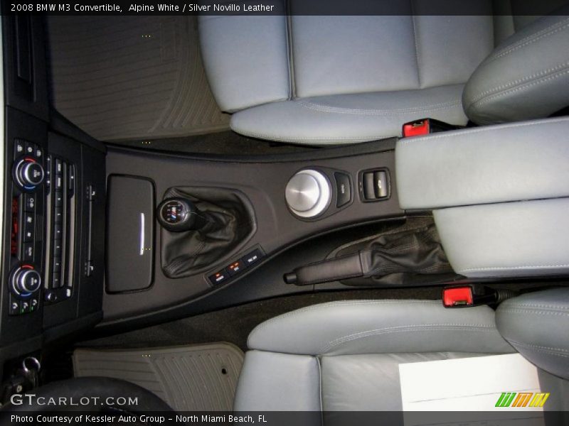 Alpine White / Silver Novillo Leather 2008 BMW M3 Convertible