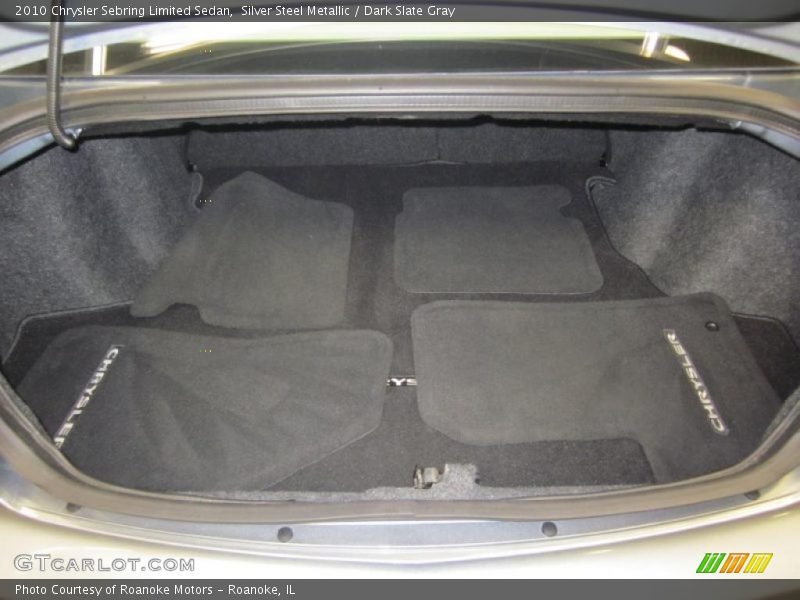 2010 Sebring Limited Sedan Trunk