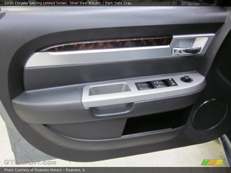 Silver Steel Metallic / Dark Slate Gray 2010 Chrysler Sebring Limited Sedan