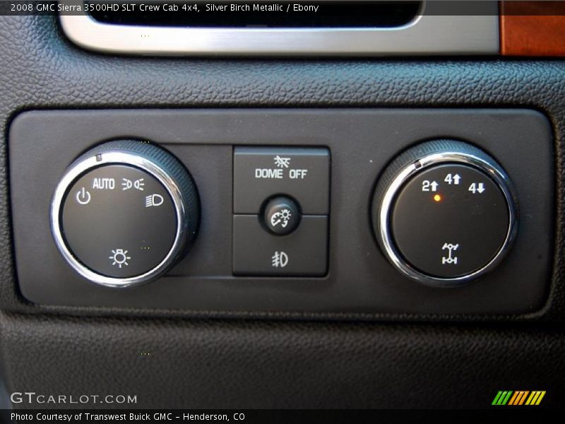 Controls of 2008 Sierra 3500HD SLT Crew Cab 4x4