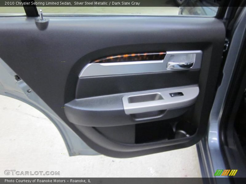 Silver Steel Metallic / Dark Slate Gray 2010 Chrysler Sebring Limited Sedan