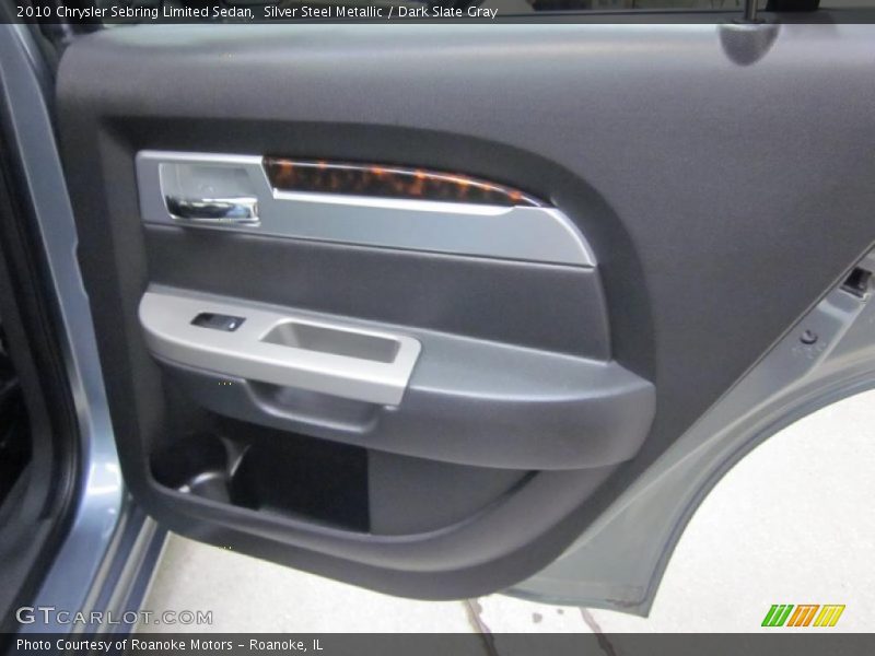 Silver Steel Metallic / Dark Slate Gray 2010 Chrysler Sebring Limited Sedan