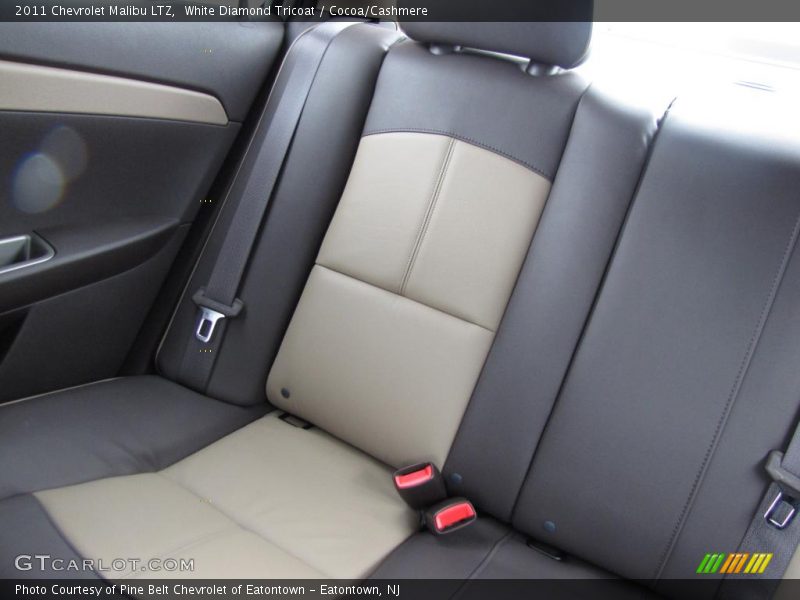 White Diamond Tricoat / Cocoa/Cashmere 2011 Chevrolet Malibu LTZ