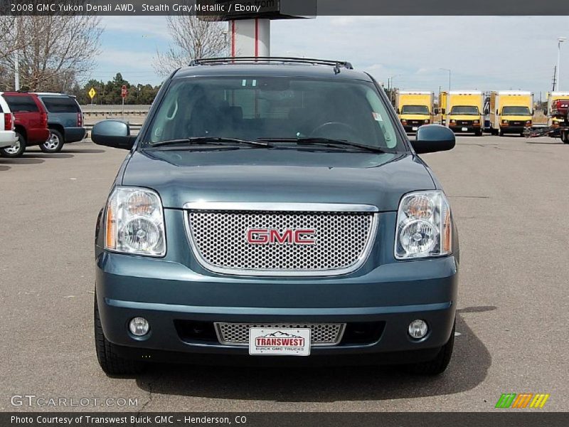 Stealth Gray Metallic / Ebony 2008 GMC Yukon Denali AWD