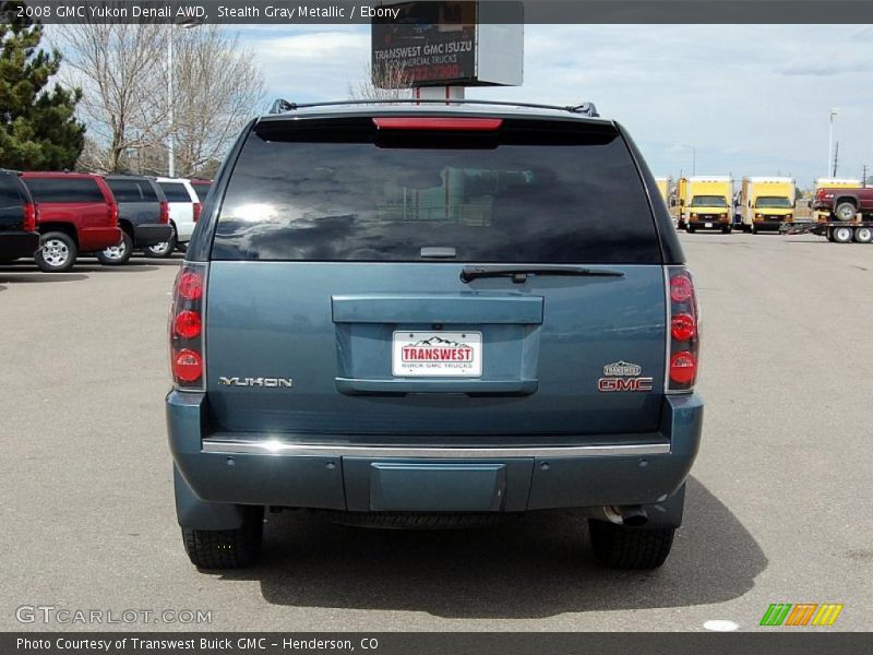Stealth Gray Metallic / Ebony 2008 GMC Yukon Denali AWD
