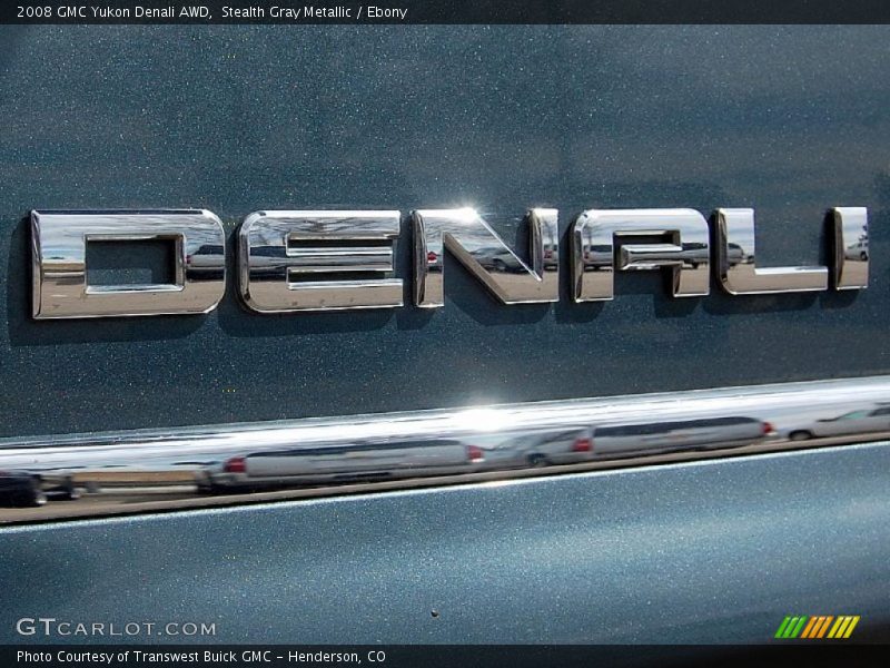 Stealth Gray Metallic / Ebony 2008 GMC Yukon Denali AWD