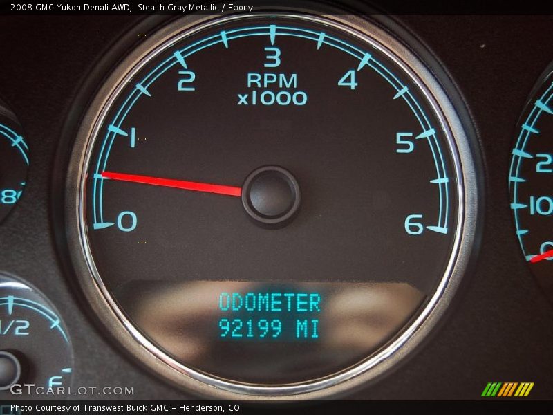 Stealth Gray Metallic / Ebony 2008 GMC Yukon Denali AWD