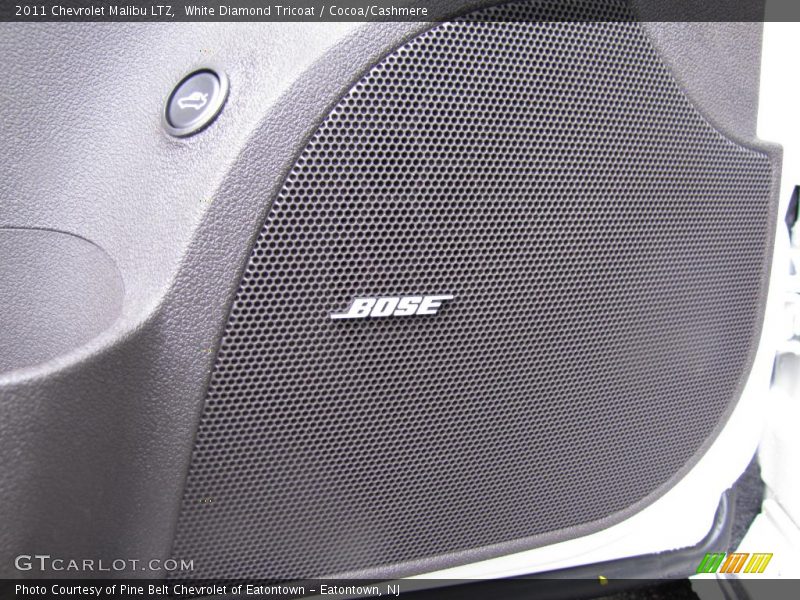 White Diamond Tricoat / Cocoa/Cashmere 2011 Chevrolet Malibu LTZ
